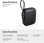 SMALLRIG Action Camera Bag for DJI Osmo Action 6/5 Pro, Camera Case can hold 4 - Image 9