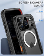 Lanhiem Magnetic for iPhone 17 Pro Case, Built-in Privacy Screen Protector - Image 8