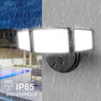 Onforu 3 Packs 75W Flood Lights Outdoor, 7000LM Brightness Security Lights - Image 6