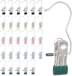 30 Pack Heavy Hanger Clips for Closet, Laundry Hooks Hanging Clips with by Unknown