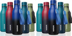 BJPKPK Insulated Water Bottle, 18 oz Stainless Steel | Leak Proof | Blue Black by BJPKPK