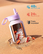 Coolflask Water Bottle 40 oz Insulated - Image 2