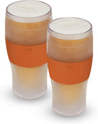 Host FREEZE Beer Glasses, Frozen Brew Mugs, Freezable Pint Glass Set, Insulated by HOST