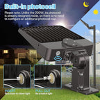 HYPERLITE Parking Lot Light 200W: 30000LM 5000K LED Parking Lot Lights Outdoor - Image 5