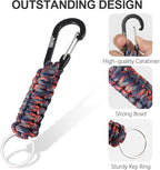 EOTW Paracord Keychain for Men Women Paracord Carabiner Backpack Keychain - Image 3