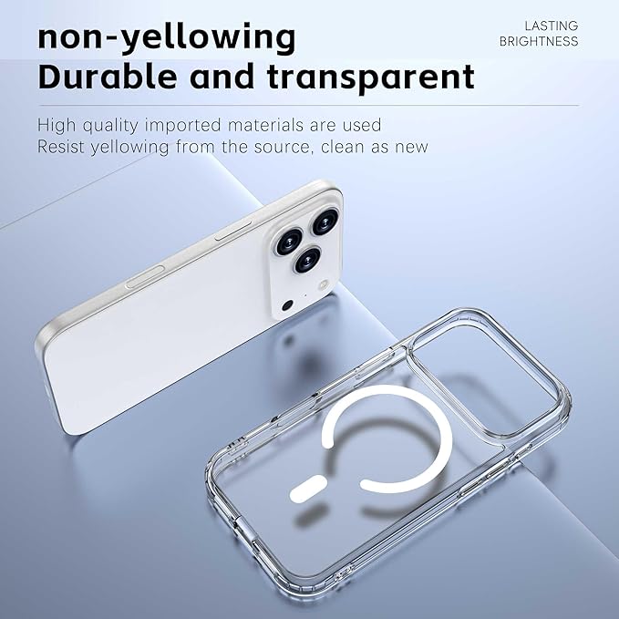 Magnetic Designed for iPhone 17 Pro Case Clear - Image 4