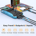 ERRBBIC Solar Charger Power Bank 20000mAh, Portable Wireless Charger, 15W Fast - Image 2