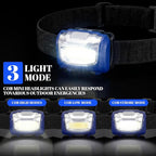 Macarrie LED Headlamps IPX4 Waterproof 3 Modes Headlamp Flashlight Bright Head - Image 6