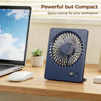 Zuvas Desk Fan Battery Operated Fan Rechargeable 180°Tilt Folding Personal Fan - Image 4