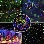 HOME LIGHTING 66ft Christmas Decorative Mini Lights, 200 LED Green Wire Fairy - Image 7
