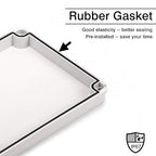 QILIPSU Junction Box with Mounting Plate 250x150x100mm, ABS Plastic DIY - Image 4