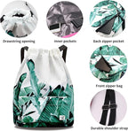 Waterproof Drawstring Bag, Gym Bag Sackpack Sports Beach Backpack - Image 5