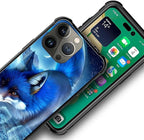for iPhone 13 Pro Max Case, Snowy Mountain Fox Lake Pattern Graphic Design Girl - Image 7
