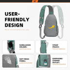 SKYSPER Sling Bag RFID Crossbody Sling Backpack Cross Body Shoulder Bag Travel - Image 4