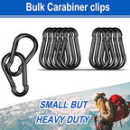 20PCS M5 Heavy Duty Carabiner Clip, 2Inch Snap Hook Quick Link Small Carabiner - Image 6