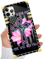 Compatible with iPhone 11 Pro Max Case, Praying Cross Hands Luxury Golden - Image 5