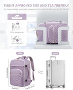 LOVEVOOK Large Travel Backpack for Women, TSA Carry on Backpack for Airplanes - Image 2