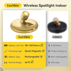Rechargeable Battery LED Spotlight Indoor: Wireless Mini Art Accent Spot Lights - Image 2