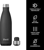 S’well Stainless Steel 17oz Water Bottle, Onyx Black, Triple-Layer Vacuum - Image 4