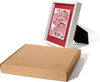 O3 Design Studio Washington D.C. Cut Map Framed, 9x9 inches, Paper Cutting Art - Image 5