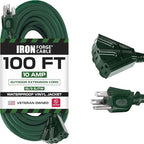 Iron Forge Cable 100ft Green Outdoor Extension Cord by IronForgeCable