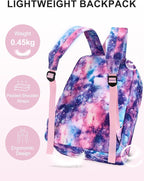 VASCHY Backpack for School, Lightweight Water Resistant Bookbag Casual Daypack - Image 5