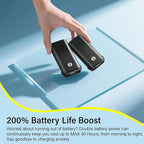 HandFan 10400mAh Powerful Handheld Fan, 40Hrs Long-Lasted Hand Fan Rechargeable - Image 2