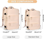 coofay Large Carry On Backpack Flight Approved Personal Item Travel Backpack - Image 2
