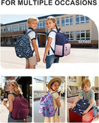 VASCHY Backpack for School, Lightweight Water Resistant Bookbag Casual Daypack - Image 7