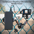 SUREWO Aluminum Fence Mount for Go pro, DJI Osmo Action 4/3/2, Mevo Start for - Image 5