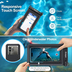 Waterproof Phone Pouch Floating 2 Pack, IPX8 Double Space Waterproof Phone Case - Image 4