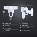 Feit Electric SEC3000/CAM/WIFI Outdoor LED Smart Security Camera - Image 3