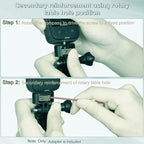 Aluminum Camera Tripod Adapter 1/4"-20 Conversion Adapter Mounts Compatible - Image 7