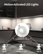 Motion Sensor Dimmable Under Cabinet Lighting, 6000K White, Linkable LED Closet - Image 5