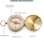 Camping Survival Compass Metal Compass Kids Compass - Image 4