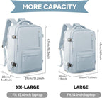 WONHOX Large Travel Backpack Carry on Flight Approved Laptop Work Business - Image 2