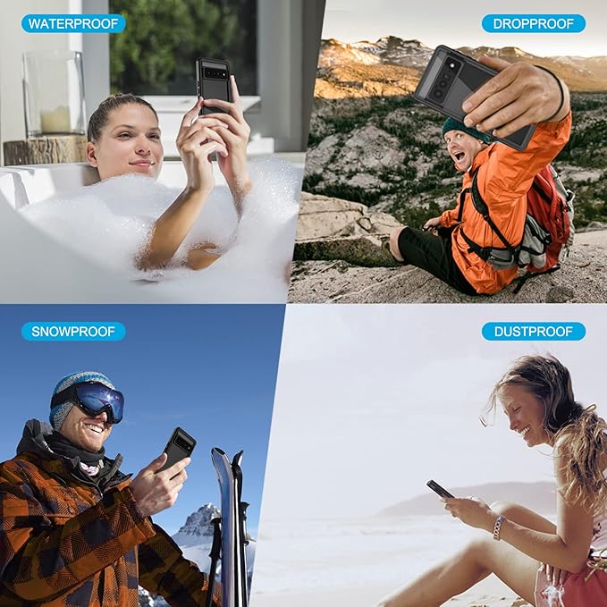Lanhiem for Google Pixel 6 Pro Case, IP68 Waterproof Dustproof - Image 8