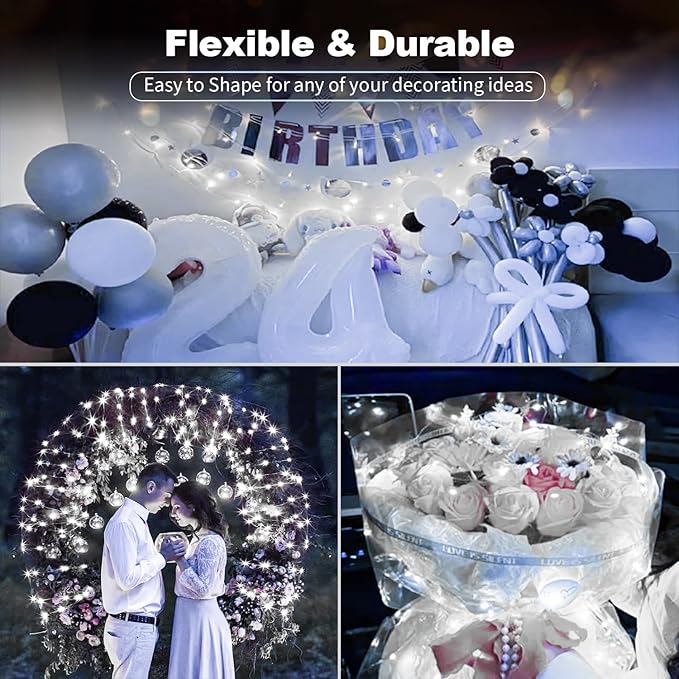 20 Pack LED Fairy Lights Battery Operated, 7FT 20 LED Waterproof Mini Twinkle - Image 5