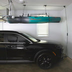 Teal Triangle Heavy Duty Elite Kayak Hoist, Easy-Lift Garage Pulley System - Image 2