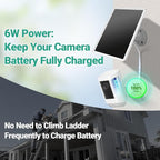 Solar Panel for Ring Camera, 6W Solar Charger - Image 3