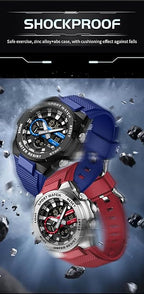 FANMIS Mens Military Multifunction Digital LED Watch Electronic Waterproof - Image 6