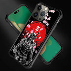 for iPhone 11 Pro Case, Sakura Japanese Samurai Pattern Graphic Design Girl Boy - Image 2