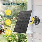 NETVUE Solar Panel for Bird Feeder Camera only, Type-C Charger, IP65 Waterproof - Image 2
