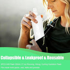 2PCS Running Vest Soft Flask, BPA-Free Soft Flasks 17oz/500ml TPU Collapsible - Image 5