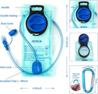 HEIKLN Hydration Bladder 1.5L-2L-2.5L-3L, Leak Proof Water Reservoir, BPA Free - Image 2