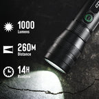 Coast G60R 1000 Lumen Waterproof Rechargeable LED Flashlight - Image 4