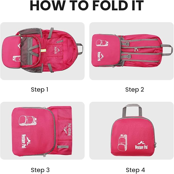 Venture Pal 35L Ultralight Lightweight Packable Foldable Travel Camping Hiking - Image 6