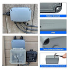 Nineleaf Waterproof Electrical Box, 1PK Plastic Junction Box, IP66 External - Image 2