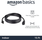 Amazon Basics Extension Cord, 13 Amps, 15 Foot - Image 2