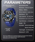 FANMIS Mens Military Multifunction Digital LED Watch Electronic Waterproof - Image 5